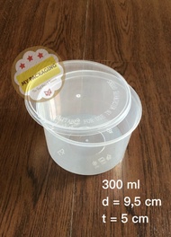 Food Container Mangkuk Makan Microwave Bowl Cup puding 300ml