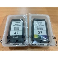 Canon Empty Cartage 47&57