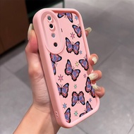Casing hp for VIVO V40 5G V40 Pro 5G V40 Lite 5G Y200 5G Y300 5G Case Colorful Butterfly Pattern Cas