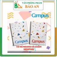 Lốc 5 Vở KN Có Chấm Campus 200 Trang Memphis - Văn phòng phẩm Bảo An