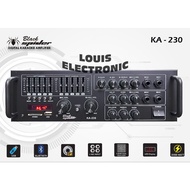 BLACK SPIDER Karaoke Amplifier with Bluetooth Equalizer KA230