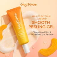 Glad2Glow peeling gel Apricot Glycolic acid face scrub muka Acid Exfoliating gel peeling