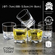 Bộ 12 Ly Thuỷ Tinh Central Tumbler 285ml – Ly Uống Nước Cafe Bia Trà Đá Cao Cấp