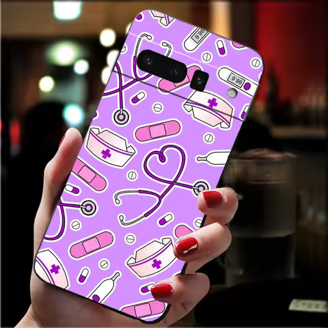 Phone Case For Google Pixel 10 Pro XL 9 Pro XL 8 7 6 Pro 9A 8A 7A 6A Pixel 8 7 6 5 Nurse Medicine He