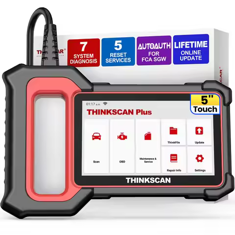 THINKCAR Thinkscan Plus S7 Diagnostic Tools 7 Systems 5 Resets Free Lifetime Autotools Car Obd2 Scan
