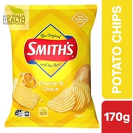 [Expiry: 01/03/2026] Smith's Crinkle Cut Cheese & Onion Potato Chips 170g