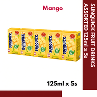 Sunquick Fruit Drinks RTD Minuman Air Kotak Mixed Berries/Mango/Apple/Orange (125ml x 5s)