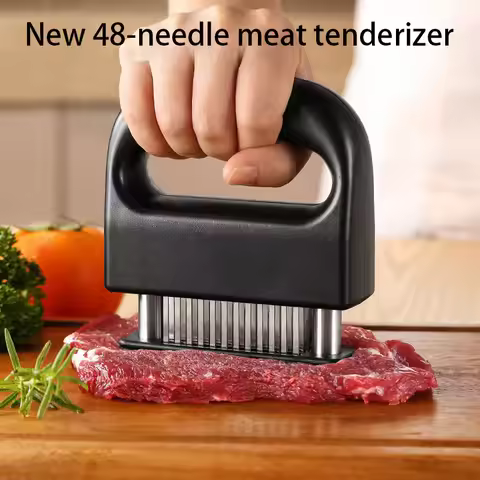 New 48‑Needle Meat Tenderizer Steak Needle Beef Hammer Steak Tendon Breaking Tool Meat Beating Kitch