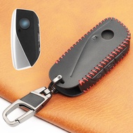 Remote Smart Car Key Fob Ring Holder Case Cover Protect PU Leather 3 Button For BMW Ix XM I7 X7 5 3 