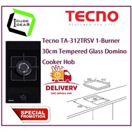 Tecno TA-312SRSV 2-Burner 30cm Tempered Glass Domino Cooker Hob