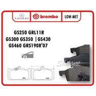 Brembo Front Brake Pad - Lexus GS250 GRL11R | GS300 | GS350 | GS430 | GS460 | GRS190R'07