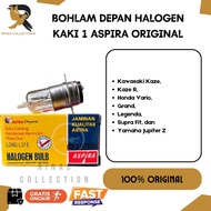 HALOGEN HEADLIGHT BULB 1 FOOT (H4) 12V 18W/ 18W ASPIRA KAZE KAZE R GRAND JUPITER Z 11-H12V1818H4