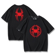 [พร้อมส่ง] ใหม่ Marvel Spider-Man 4 เสื้อยืดจักรวาลแนวตั้งและแนวนอน MarvelT-shirt Avengers Alliance 