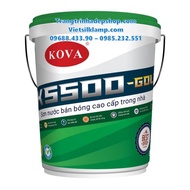 Sơn màu nội thất - Sơn bán bóng cao cấp KOVA K5500-GOLD (20kg)
