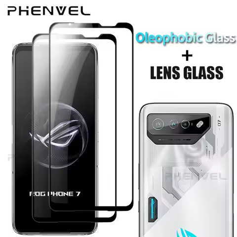 Protective Glass For Asus Rog Phone 7 Full Cover Screen Protector Rog Phone 7 Ultimate Oleophobic Te