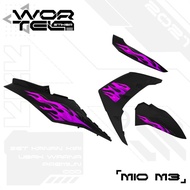 Mio M3 Striping - Mio M3 Api v4 Transparent Sticker (Already Cut)