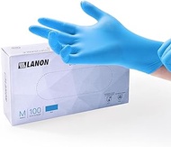 LANON LD65M Blue Disposable Nitrile Gloves, Medium