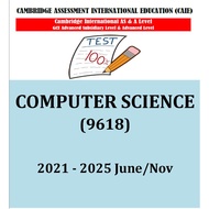 A Level yearly  ( COMPUTER SCIENCE )  (2021June/Nov -2025 June/Nov ) (PAPER 1,2,3,4)