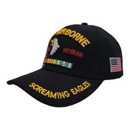 US Warriors Army 82nd 101st Airborne Division Veterans Hat Officially Licensed Military Cap