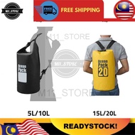 BEG KALIS AIR/ BEG PERCUTIAN 2L/5L/10L/15L/20L Outdoor Ocean Pack Waterproof Dry Bag Bucket Backpack