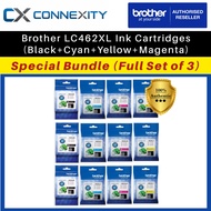 [Special Bundle Set of 3] Brother LC462XL Ink Cartridges LC462XL BK LC462XL C LC462XL M LC462XL Y Fo