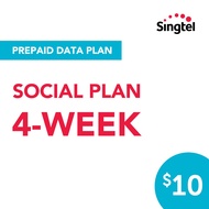 [SINGTEL] $10 Social Plan Top-up/Telco topup/Mobile topup/eload话费充值/电话充值/手机充值