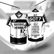 Got7 T-shirt For Women Unisex Summer Tshirt Over Size Women Fashion Couple V-Neck T-shirt For Women 