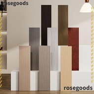 ROSEGOODS1 Floor Tile Sticker, Self Adhesive Windowsill Skirting Line, Home Decor Wood Grain Waterproof Living Room Waist Line