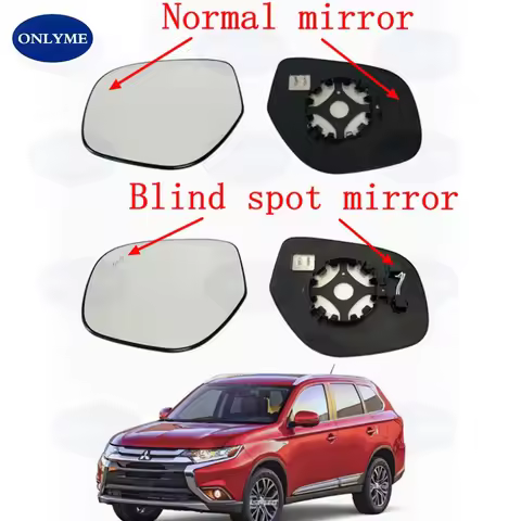 Car Heated Blind Spot Mirror Glass For Mitsubishi Asx Outlander Mk3 August 2013 2014 2015 2016 2017 