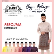[SET 7] Baju Melayu Nabil Ahmad by JAKEL Baju Melayu Cekak Musang Baju Raya 2024 Slim Fit