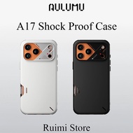 AULUMU A17 Shockproof Ultra-Slim Case, Real Cooling Aluminum Frame for iP 17 Pro/Max