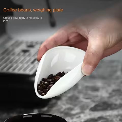 Coffee bean dish weighing bean dish ceramic measuring cup Coffee & Tea Accessory Dosing Scoop And Cu