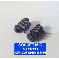 6 Pin Stereo Centipede Mic Socket 6 Pin Akai Stereo Socket