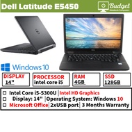 Dell Latitude E5450 Intel Core i5 5th Gen / 14" /8GB RAM/256GB SSD/Windows 10 Pro/ Webcam