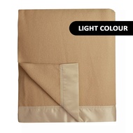 Thick Hotel Camel Blanket- Selimut Hotel coklat - Thermal Fleece blanket - Hotel amenities
