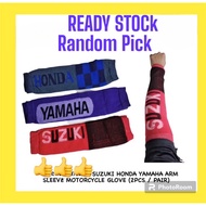 👍Ready  STOCK🔥  Hand Sock SUZUKI HONDA YAMAHA ARM SLEEVE MOTORCYCLE GLOVE / Sarung Lengan
