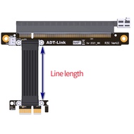 Qifen ADT สายพ่วงการ์ดจอ RTX3090 PCIe 4.0X16ถึง X1สาย Riser A/n การ์ด Gen4 4.0 R13SC-WK PCI-E4สำหรับ