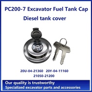 PC Excavator diesel fuel tank cap 20U-04-21360 20Y-04-11160 21050-21200