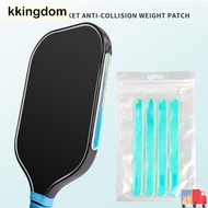 KKINGDOM 4Pcs Pickleball Paddle Weight Tape, Wear-Resistant Universal Paddle Balance Sticker, Enhanc