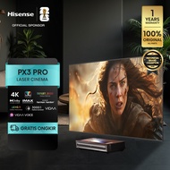 Hisense TV 120 inch - 4K - PX3-PRO 4K Smart Laser Cinema TV - VIDAA U7.6 - Dolby Vision Atmos