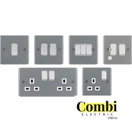 hager Switch Sollysta Metalclad 13A  / 10AX 1G2W/2G2W/3G2W / 20A DP with LED /13A Double Pole Switch