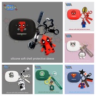 Case for Baseus Bass BP1 Pro ANC Protective silicone Baseus Bass EP10 Pro Black Warrior Cartoon Cove