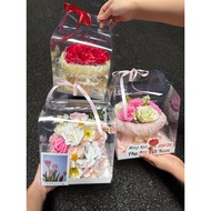 Gift box of roses with Hanoi baby flowers 1-3 hours| ABee gift