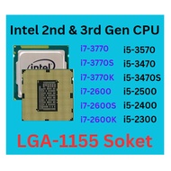 Core i3  i5 i7 LGA 1155 Soket  Processor 3700 3700K 2600 2600K 3570 3470 2500 2400