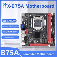 B75A Computer Motherboard Support LGA1155 Pin CPU Support 2XDDR3 Memory Desktop Gaming Office Mini Motherboard Parts Kit