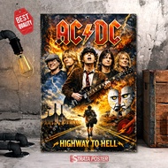 AC/DC Music Band Poster – Music Studio Decoration