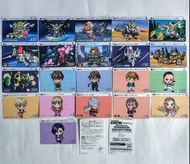 $20 基本一套21款N卡 + 2張扭機底面卡SD GUNDAM SELECTION VOL.4 WING CARDDASS 高達 萬變咭 卡 全新盒出 wing zero bandai