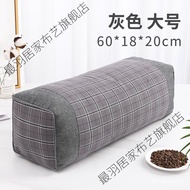 ST/🎫Feather Pillow Single Buckwheat Pillow High Pillow Buckwheat Hull Pillow Middle and Old People Super High Pillow Thi