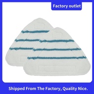 2Pcs Steam Mop Replacement Pads Triangle Washable Cloth Microfiber Steam Mop Pads Mop Head Pad Steam