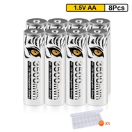 PALO Charger 4 ช่องใส่แบตเตอรี่ 1.5V AA AAA แบตเตอรี่ Li-ion แบบรีชาร์จพร้อมจอแสดงผล LCD Smart Fast 